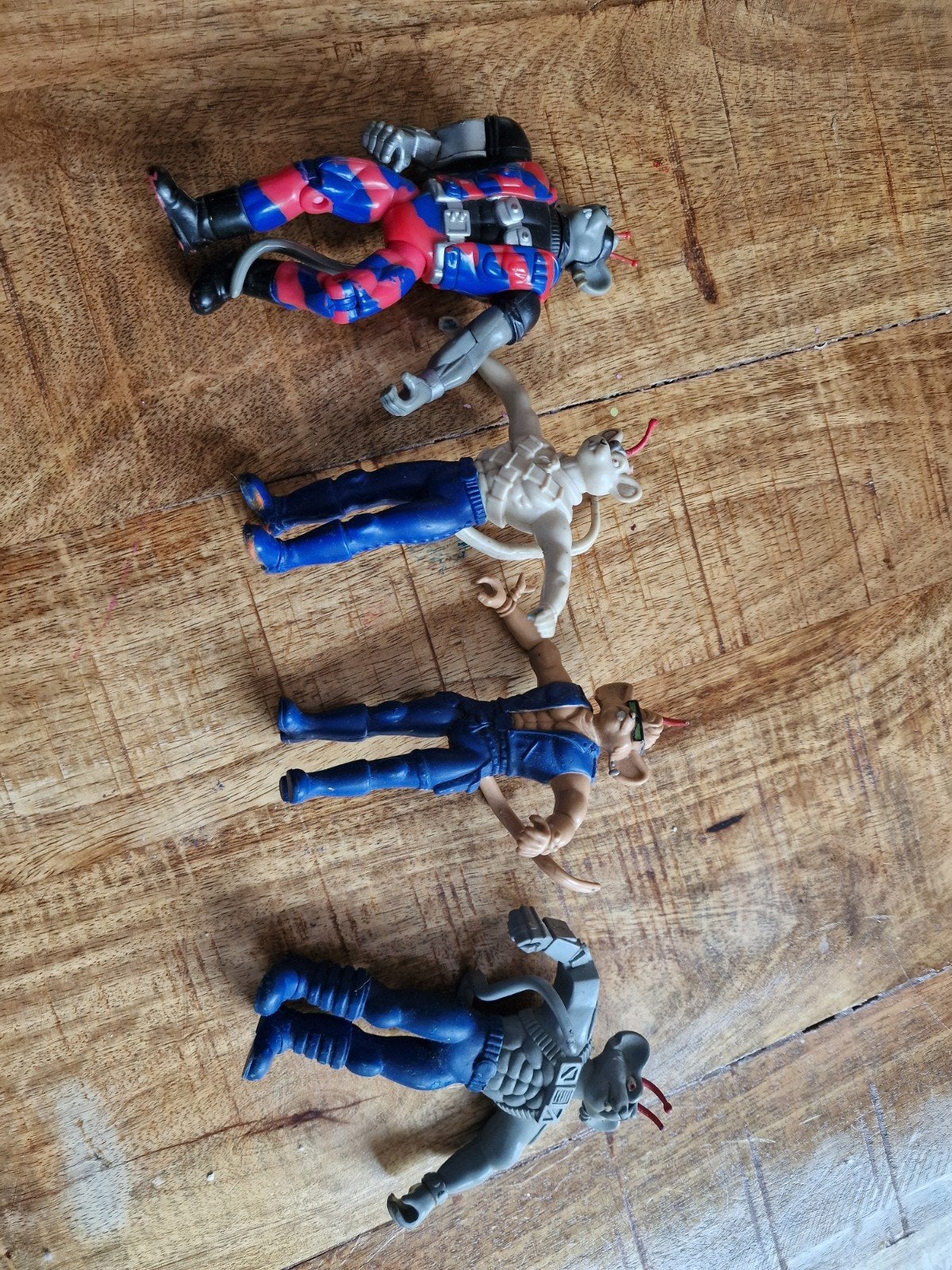 Biker Mice from Mars actiefiguren set, Ophalen of Verzenden, Gebruikt