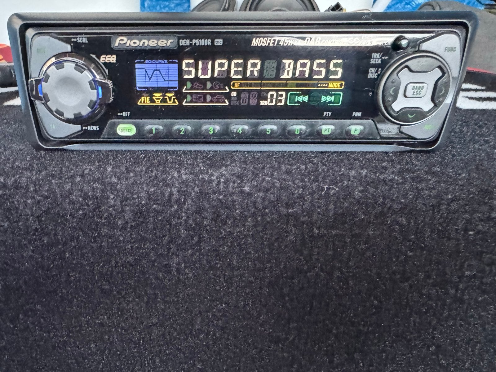 Pioneer DEH-P5100R Autoradio met CD-speler, Ophalen of Verzenden, Zo goed als nieuw