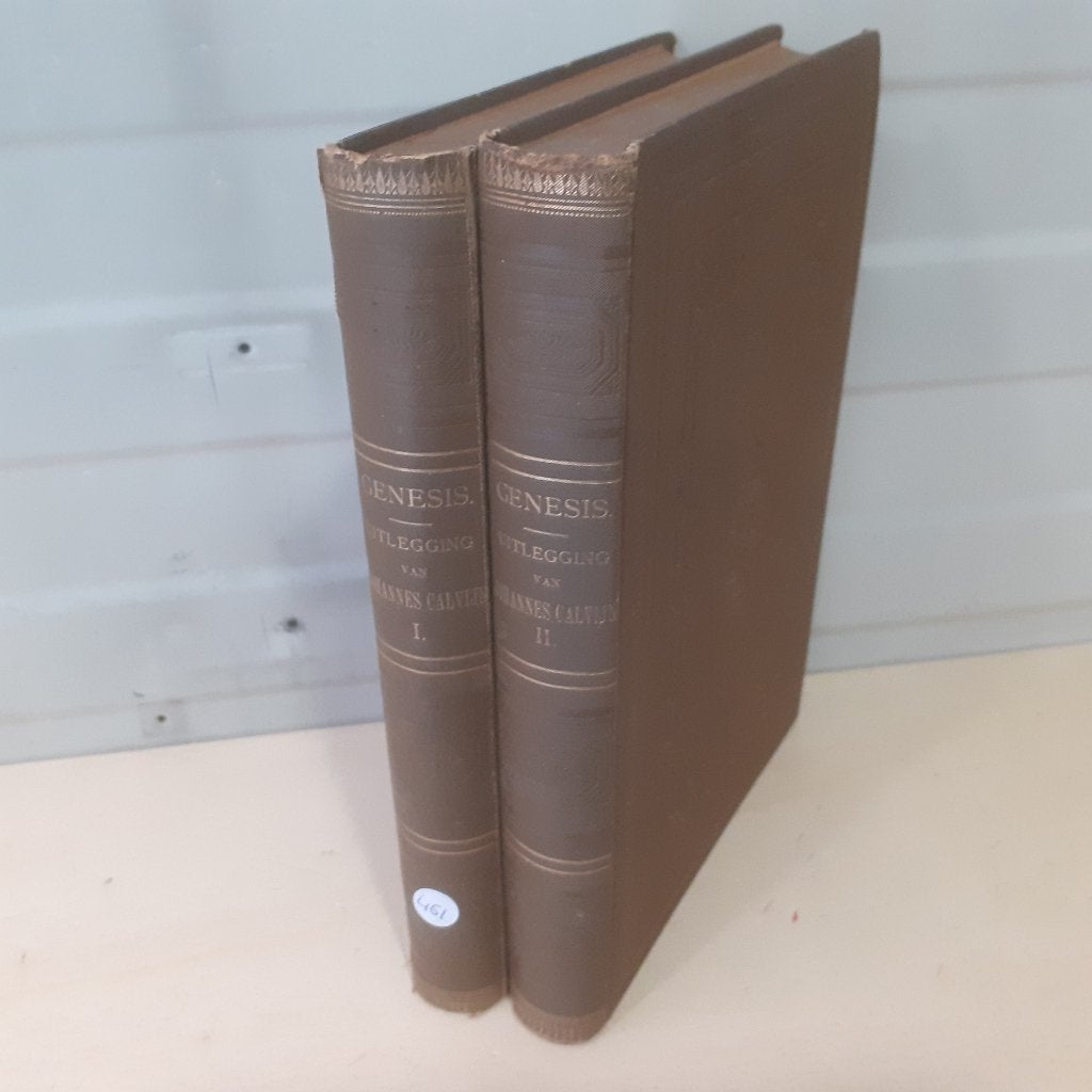 Nr. 461 Genesis -Uitlegging van Johannes Calvijn - 2 delen, Antiek en Kunst, Ophalen of Verzenden, Johannes Calvijn