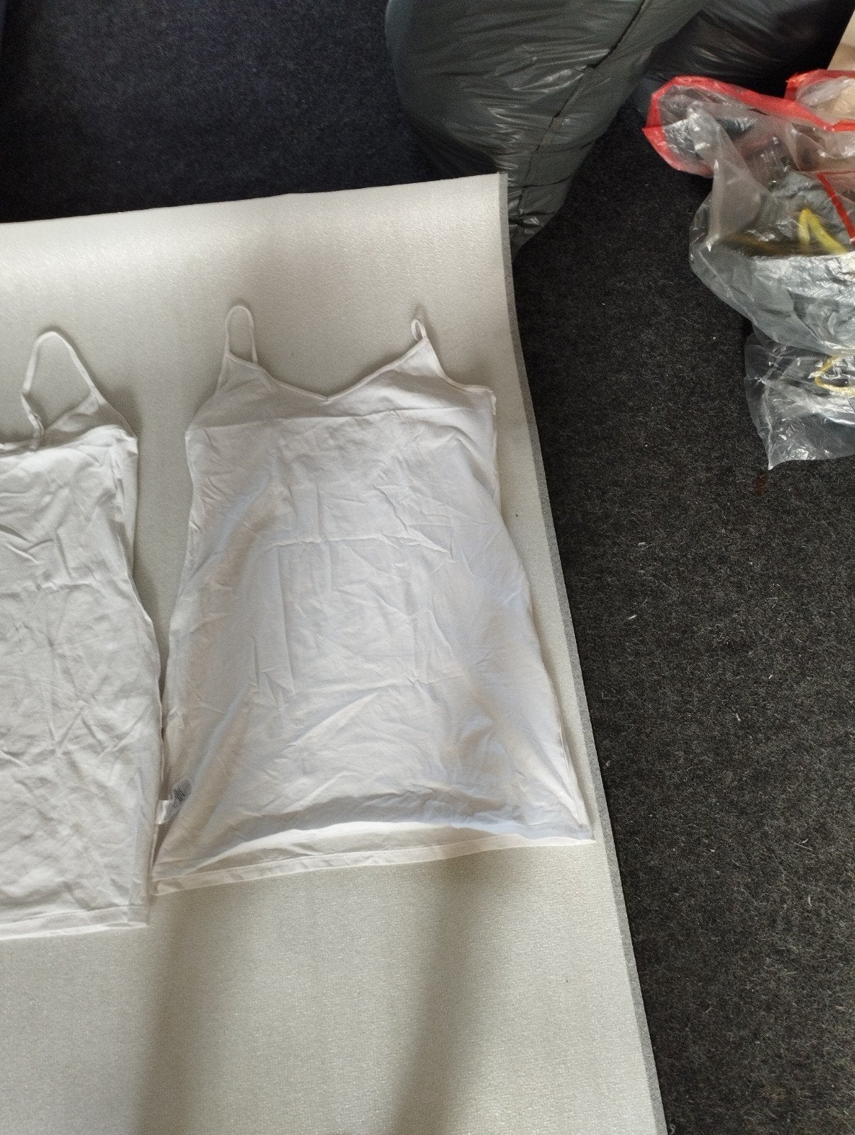 Witte Primark Long Line Cami - Maat M, Kleding | Dames, Primark, Wit, Zonder mouw, Gedragen