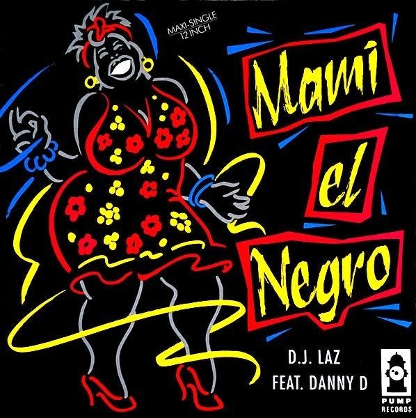 MAXI-SINGLE - Mami el Negro - D.J. Laz, Ophalen of Verzenden, Zo goed als nieuw, Dance en House, Overige typen