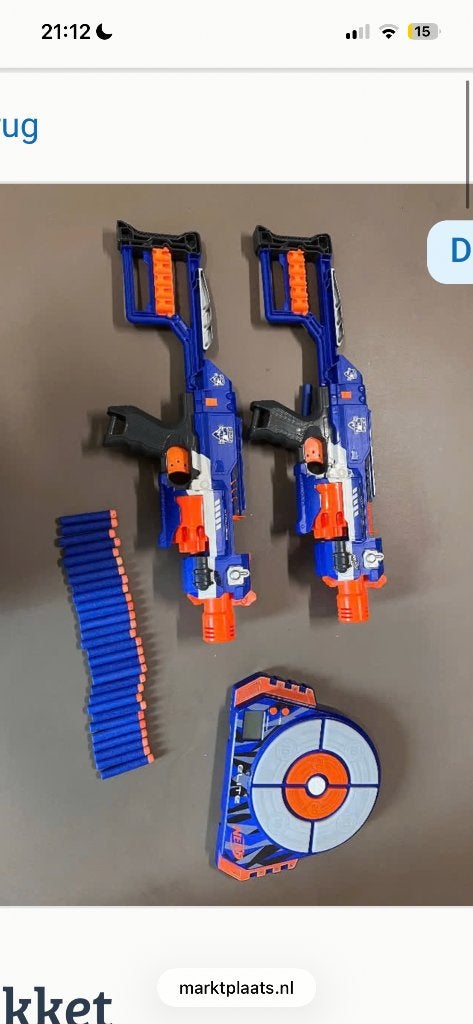 Nerf set, Ophalen of Verzenden, Gebruikt