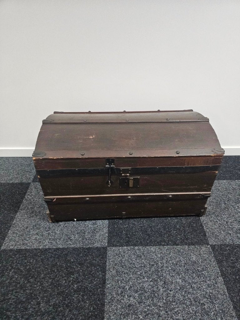 Vintage dekenkist voor €50,-, Ophalen, Minder dan 50 cm, Gebruikt, 50 tot 100 cm