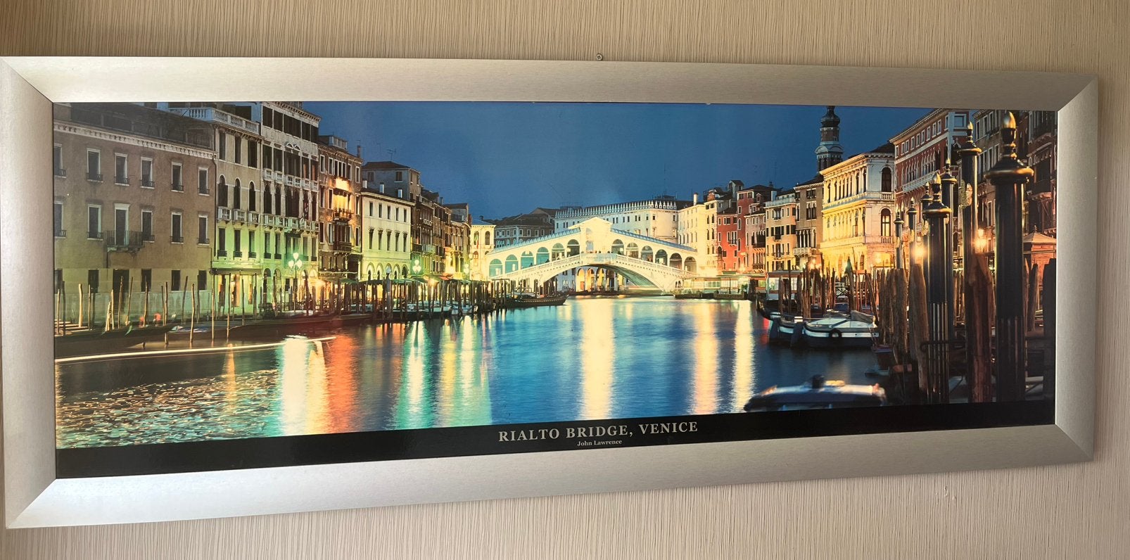 Rialto bridge Venice schilderij, Antiek en Kunst, Ophalen