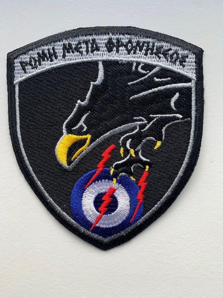 Patch F-16 demoteam Zeus, Verzamelen, Ophalen of Verzenden, Zo goed als nieuw, Patch, Badge of Embleem