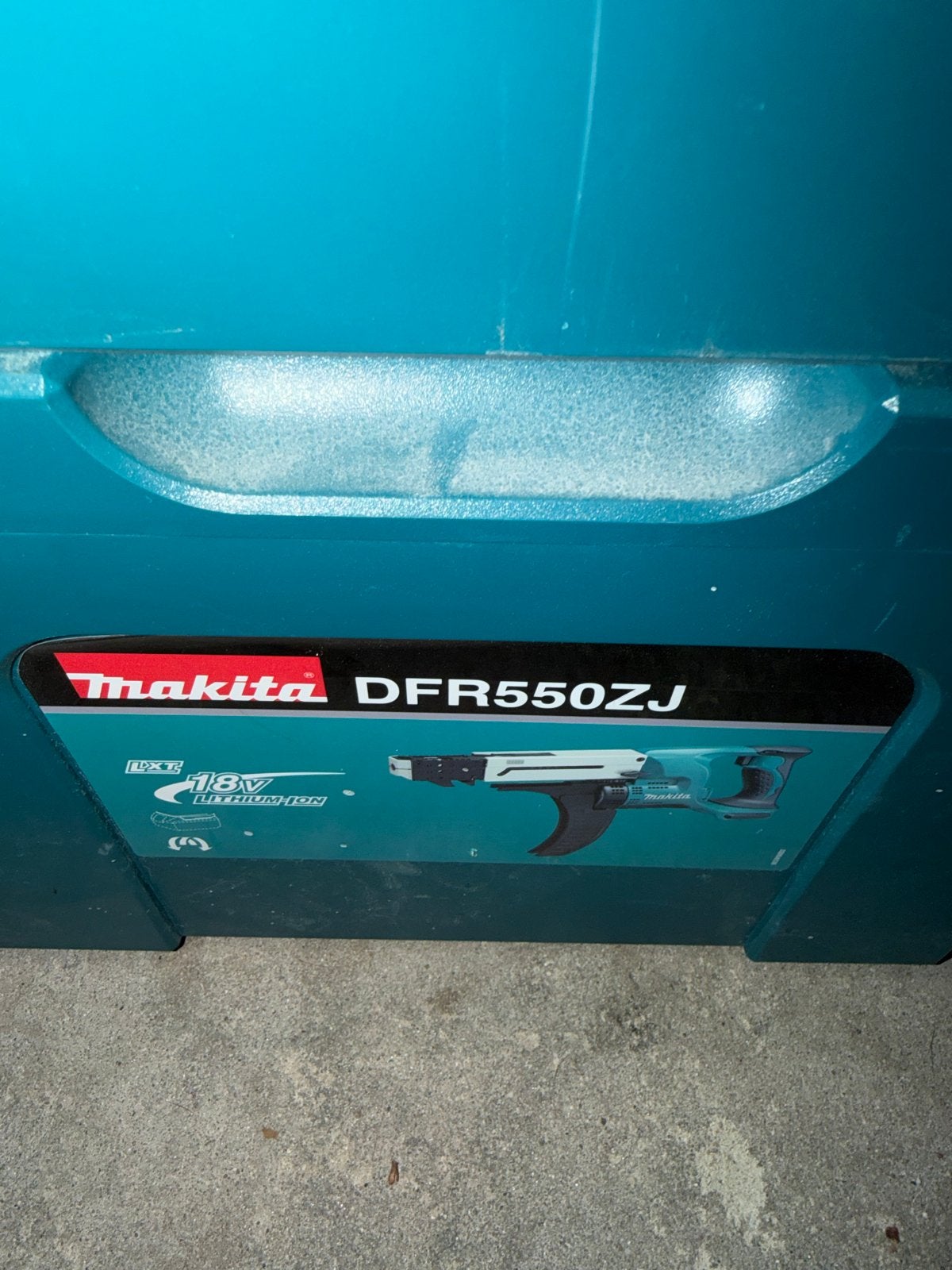 Makita DFR550ZJ Schroefautomaat 18V, Ophalen, Gebruikt, Minder dan 400 watt, Boor- en Schroefmachine