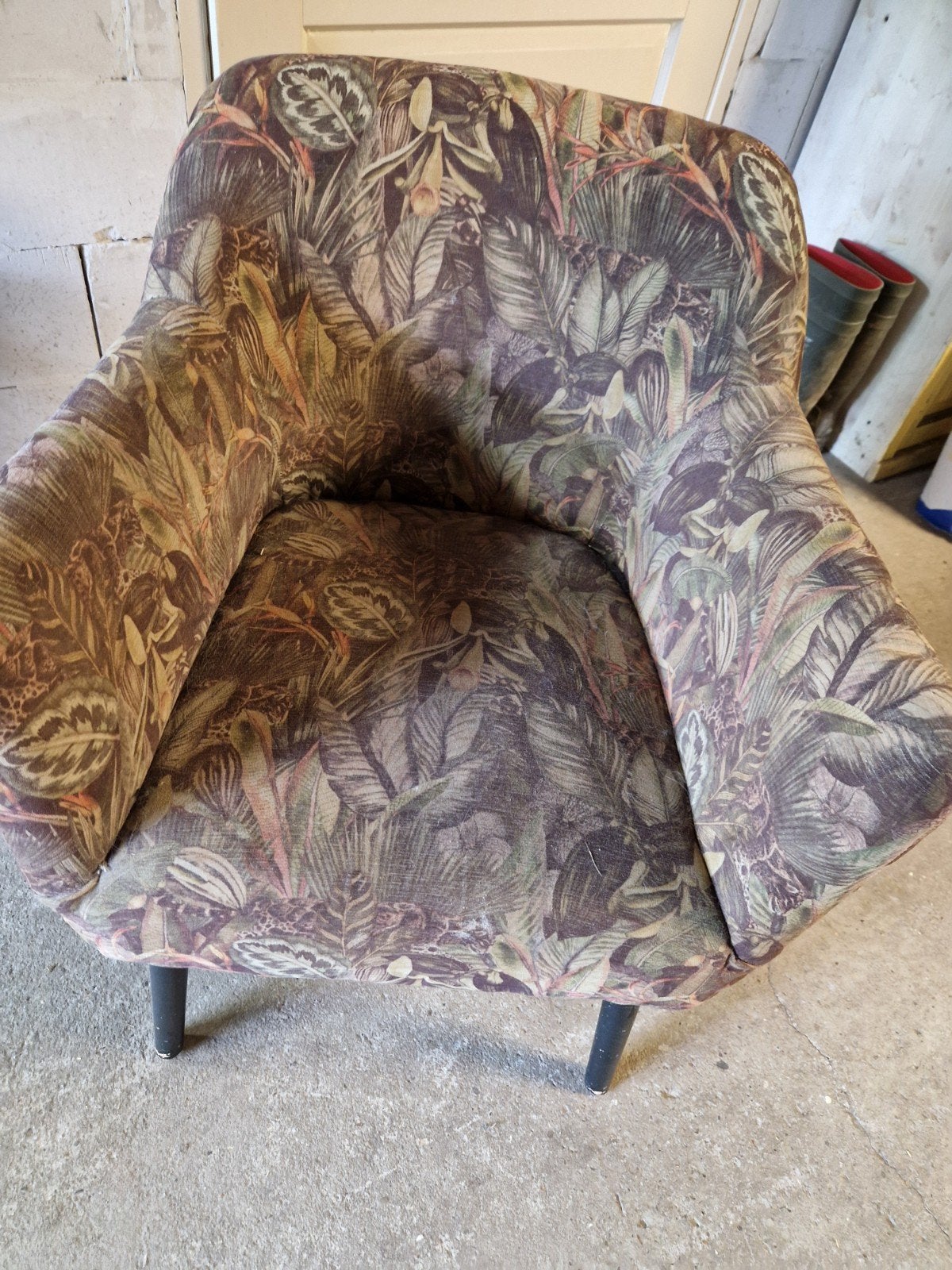 Kleine Fauteuil, stoel., Huis en Inrichting, Fauteuils, Ophalen of Verzenden, Gebruikt, 50 tot 75 cm
