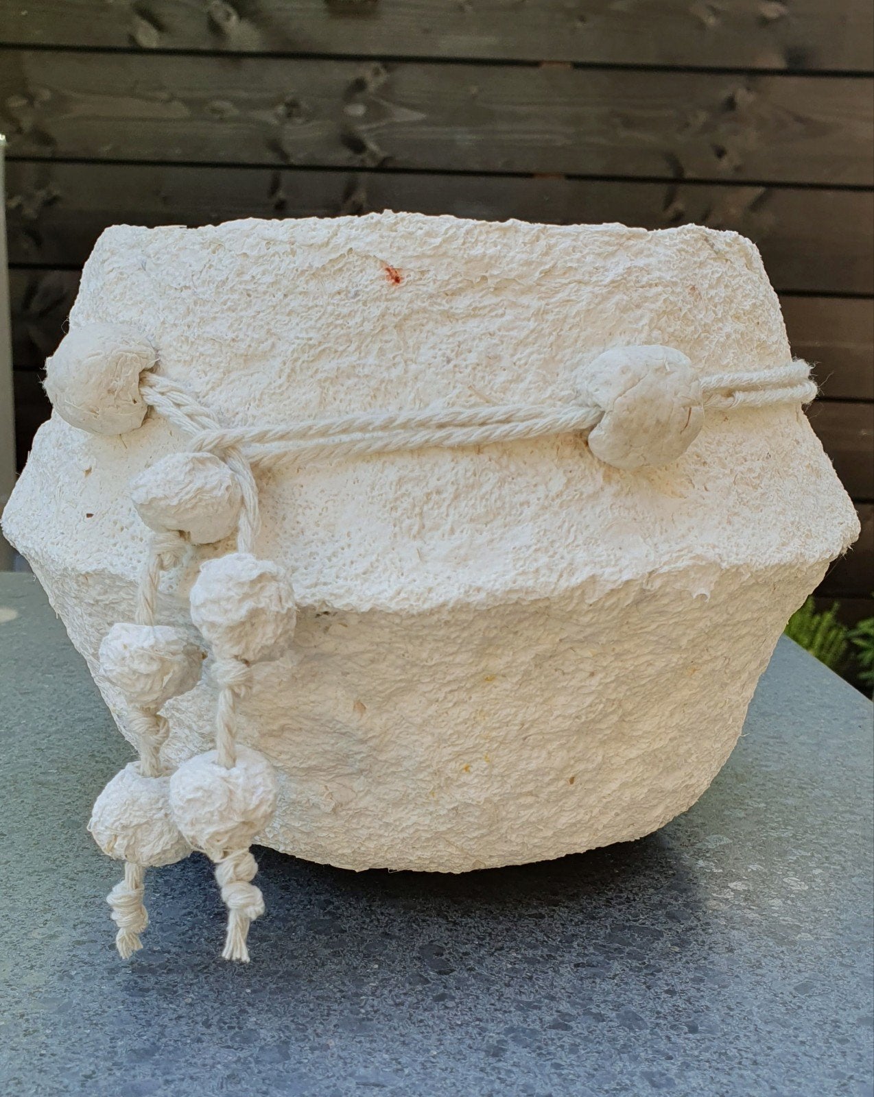 Papier-maché handgemaakte schaal, Ophalen of Verzenden, Nieuw, Rond
