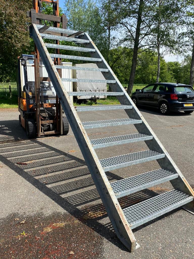 Stalen trap, Ophalen, Gebruikt, Trap, 2 tot 4 meter