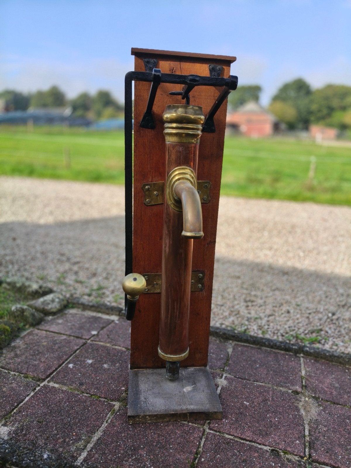 koperen pomp, Ophalen of Verzenden, Zo goed als nieuw, Regentonpomp