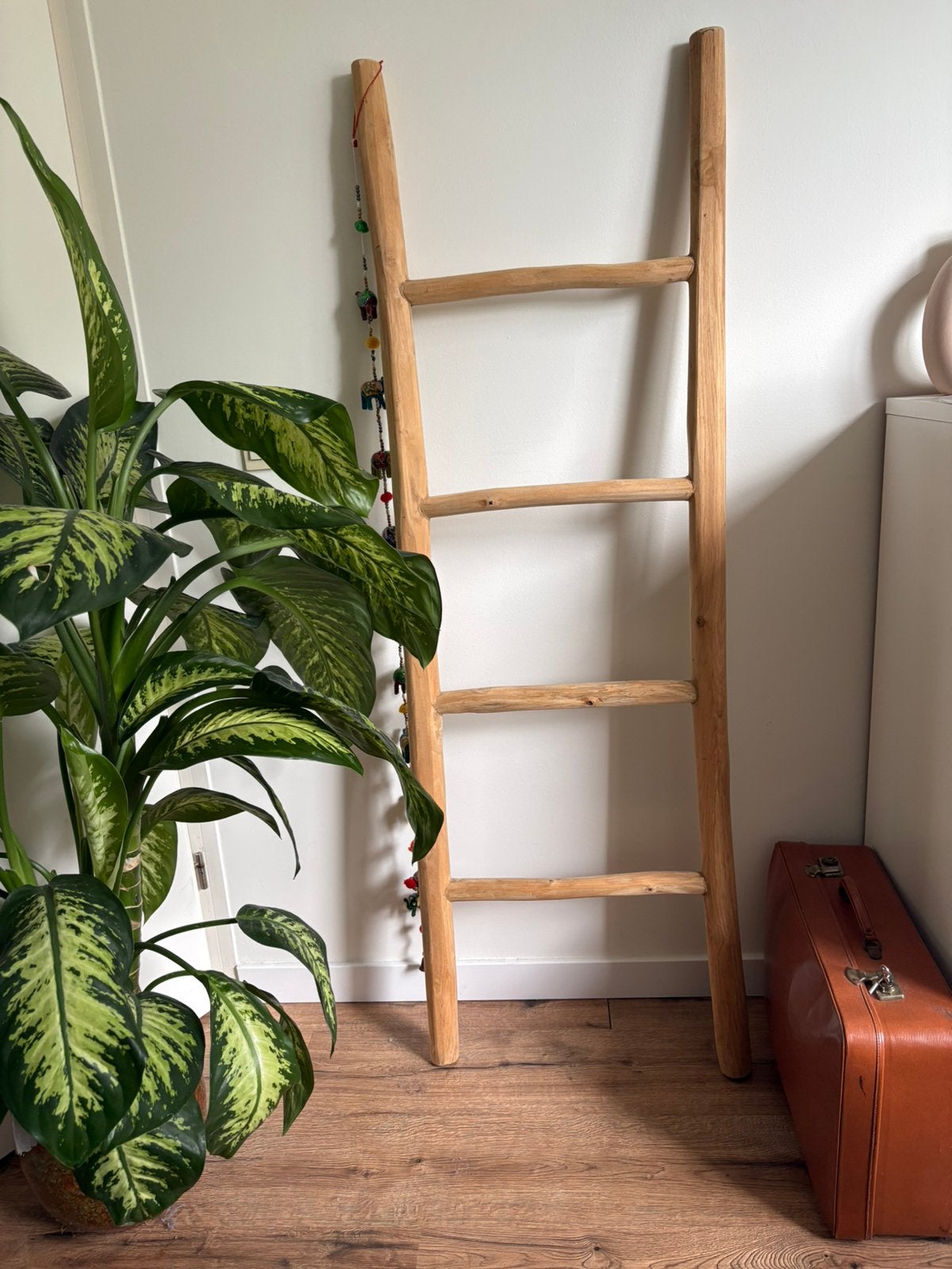 Decoratie ladder - handdoeken trappetje, Ophalen, Zo goed als nieuw