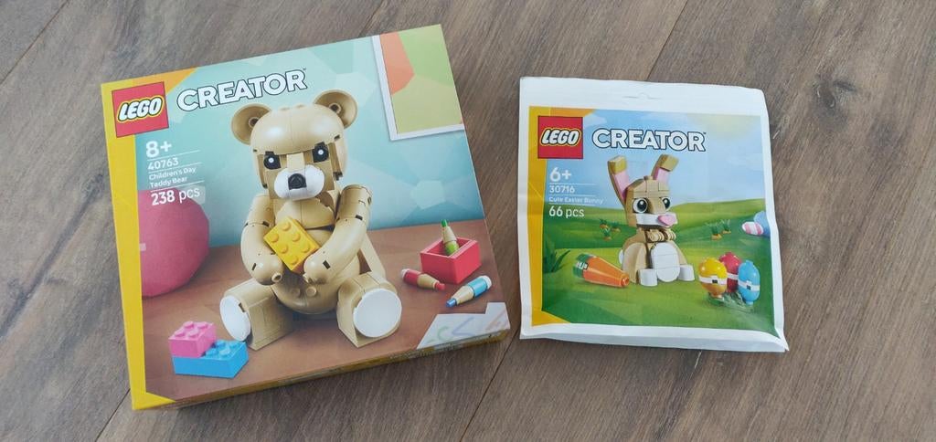 Twee hele mooie en leuke Lego sets. Set 40763 & 30716, Lego, Nieuw, Ophalen of Verzenden, Compleet
