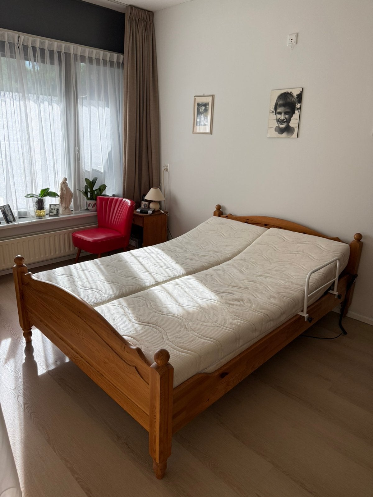 Twee persoons bed 140x200, Ophalen, Gebruikt, Tweepersoons