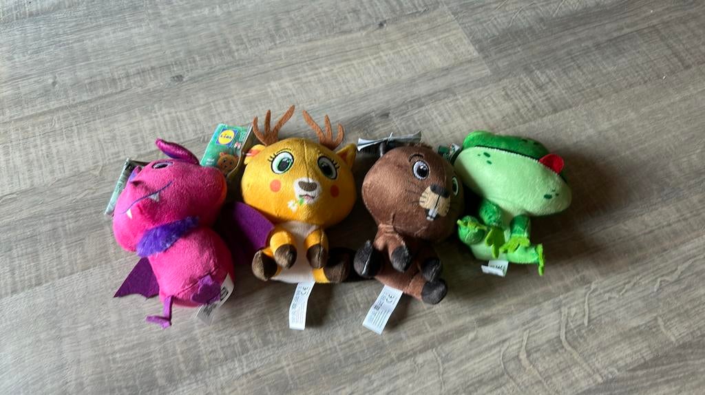 4 Lidl bos mini’s met kaartje, Ophalen of Verzenden, Zo goed als nieuw, Overige typen
