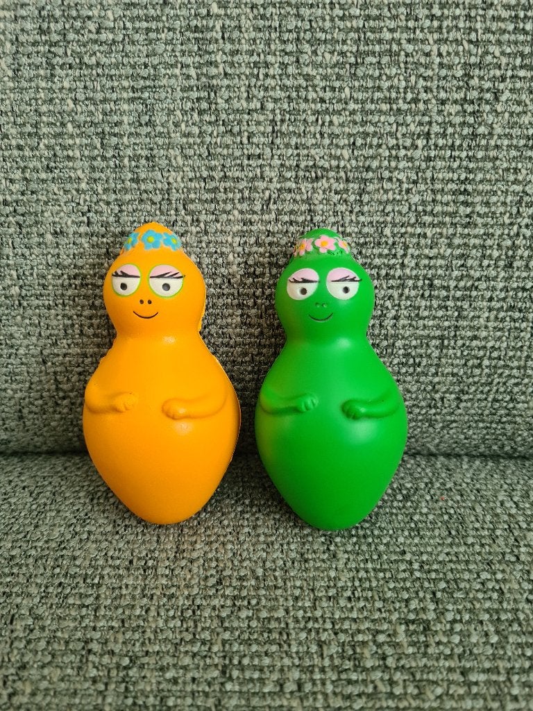 Barbapapa poppetjes antistress anti stress knijppoppetjes, Verzenden, Zo goed als nieuw, Nvt, Nvt