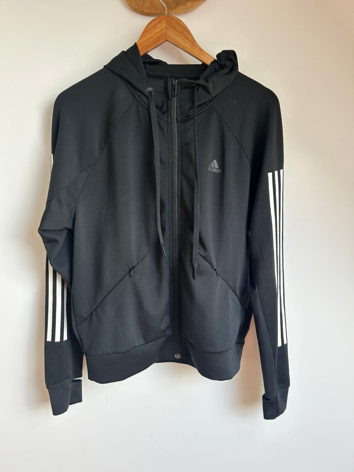 Adidas sportjas maat S, Ophalen of Verzenden, Zo goed als nieuw, Zwart, Algemeen