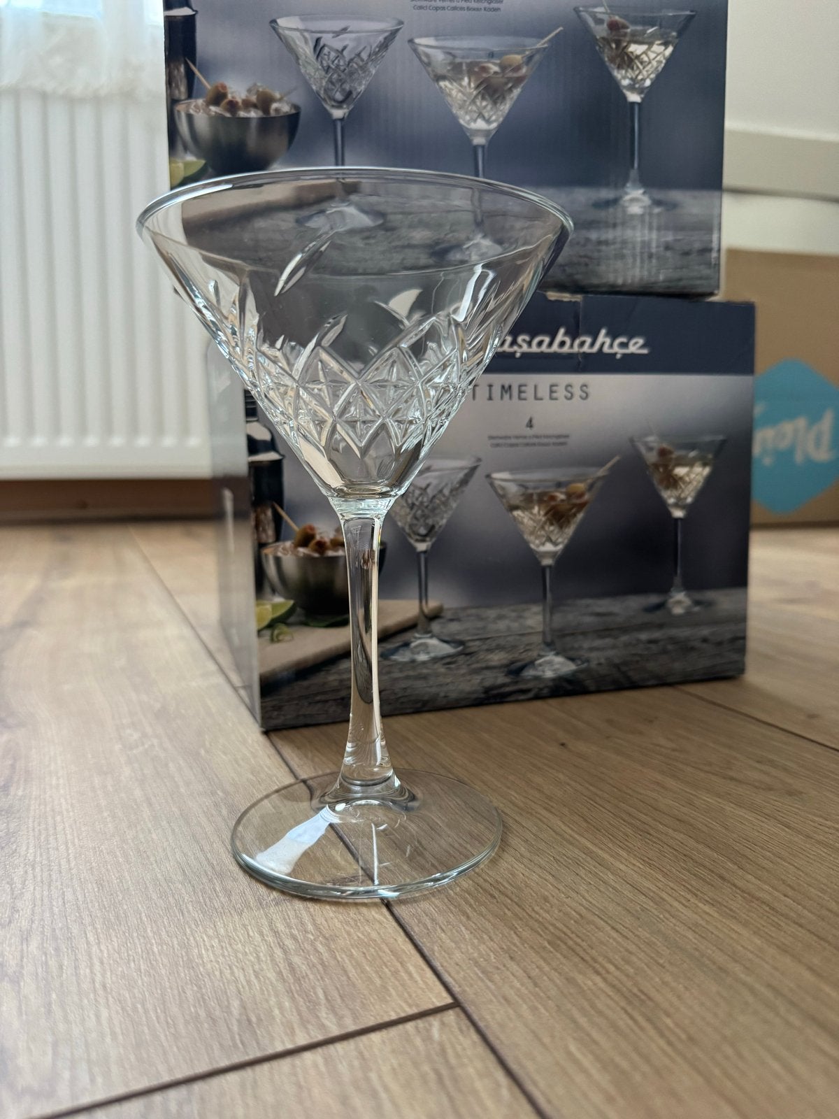 Martini Glazen Paşabahçe, Huis en Inrichting, Ophalen, Nieuw, Overige merken, Glas