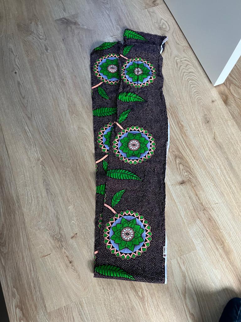 Afrikaanse Batik Stof Coupon - 240x27 cm, Ophalen of Verzenden, Zo goed als nieuw