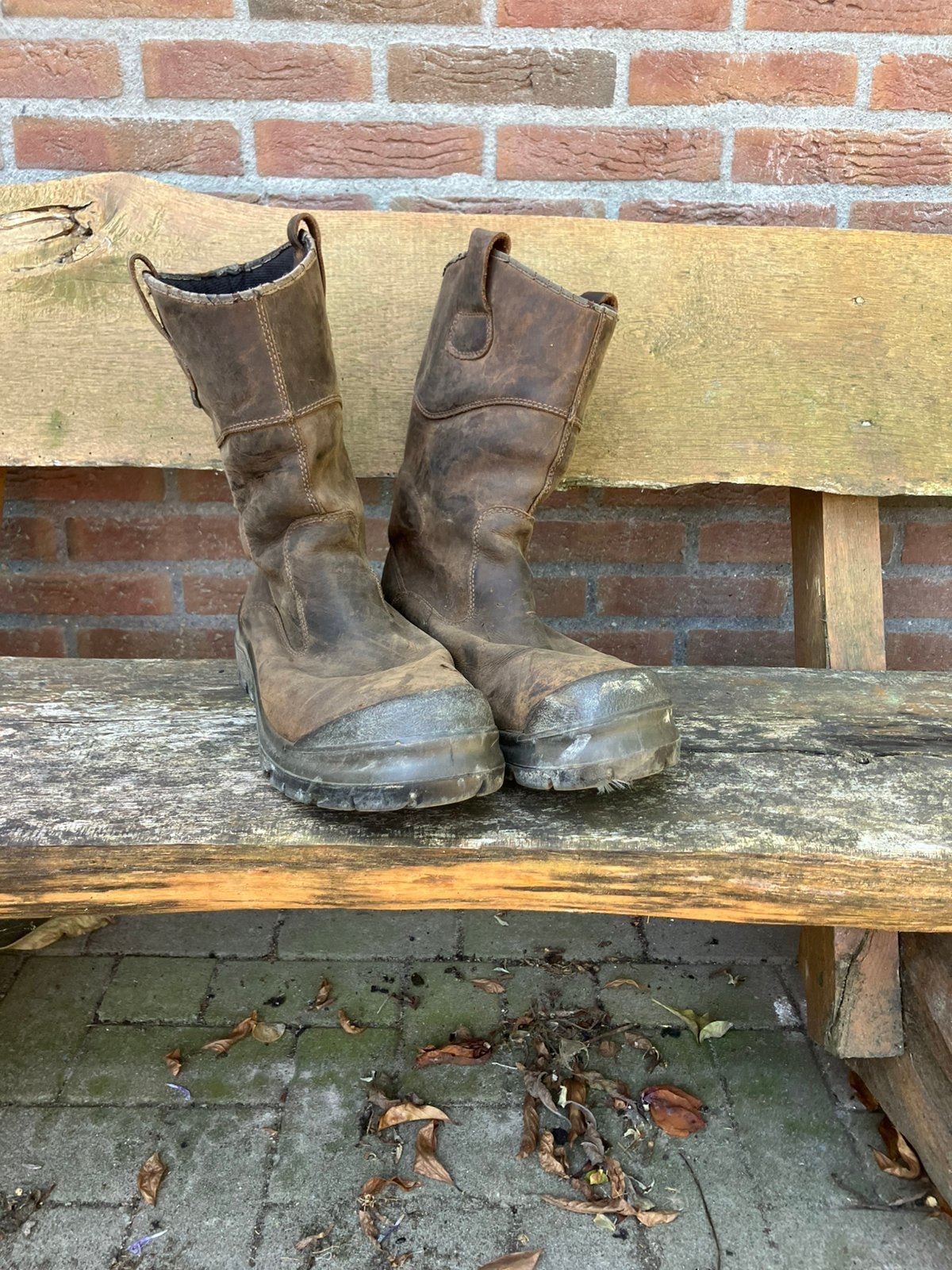 Laarzen, maat 47, Gratis, Ophalen, Bruin, Boots, Gedragen