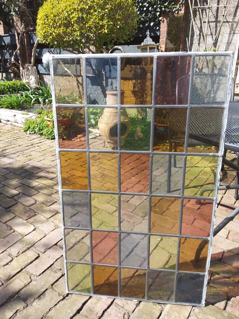 Glas in lood raam, Ophalen, Minder dan 80 cm, Gevelraam of Ruit, Glas in lood