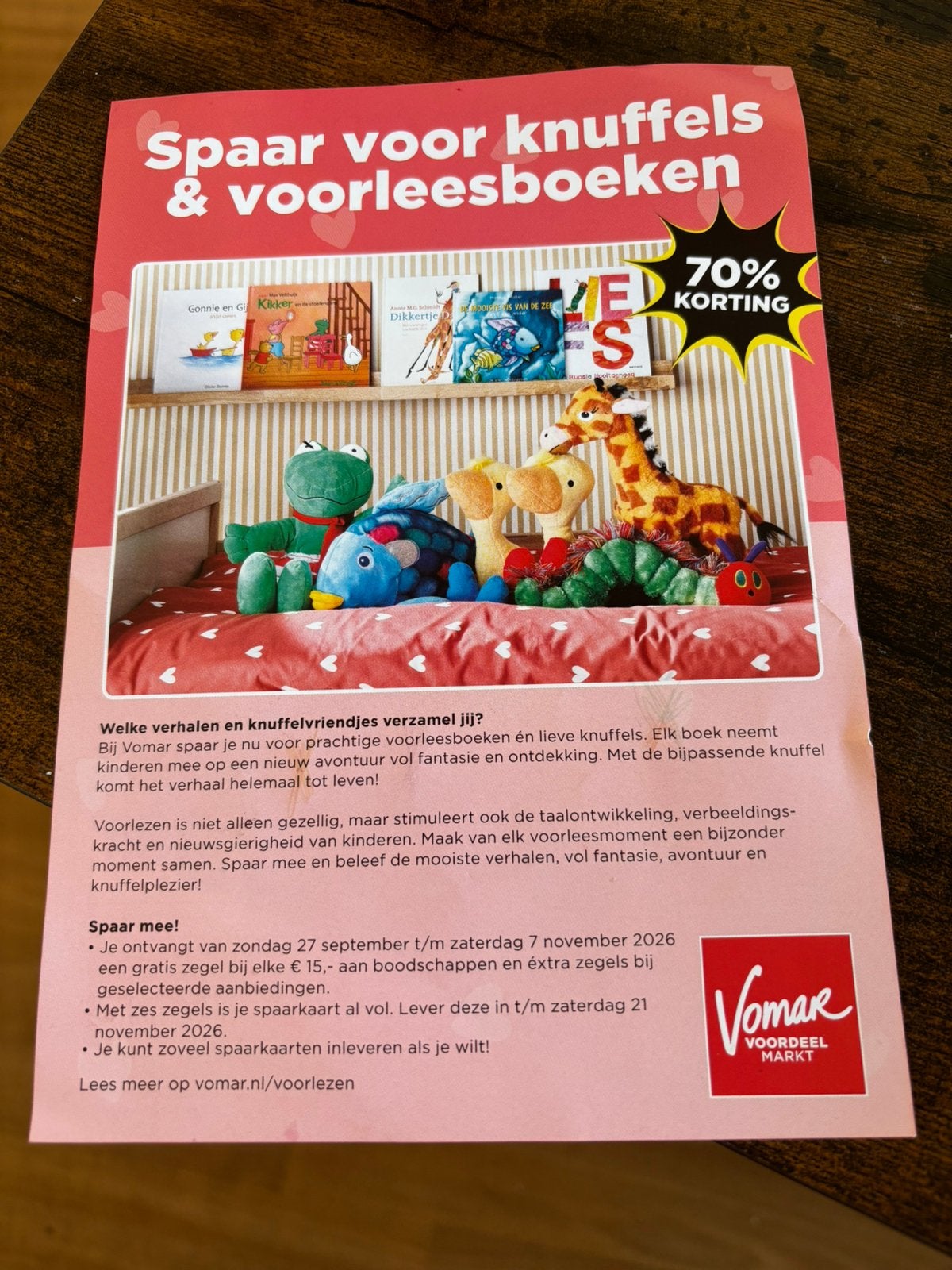 Sparen voor de knuffelels van vomar, Ophalen of Verzenden, Winkel, Super of Benzinepomp, Volle spaarkaart