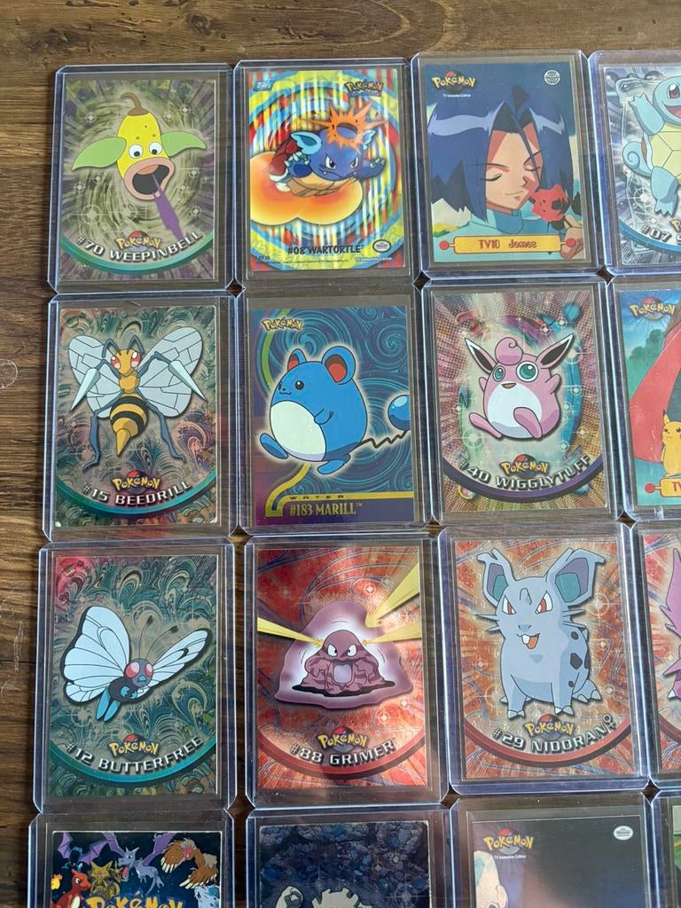 Topps holos Pokemon, Ophalen of Verzenden, Zo goed als nieuw