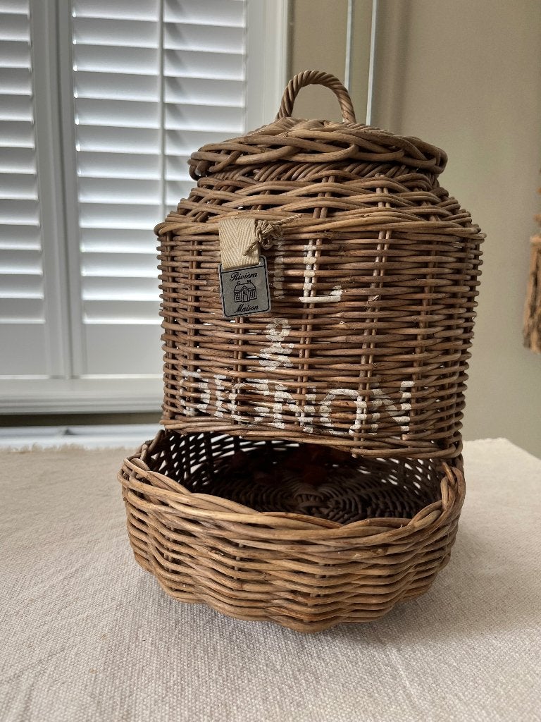 Riviera Maison Rattan Uienmand, Huis en Inrichting, Mand, Nieuw, Ophalen of Verzenden, Riet
