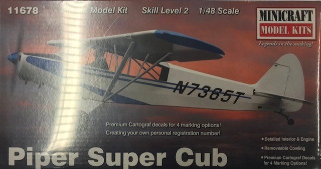 Coelianmodels, Mini Craft 11678, Piper Cub, 1/48, € 58,-, Overige merken, Nieuw, Ophalen of Verzenden, Groter dan 1:72