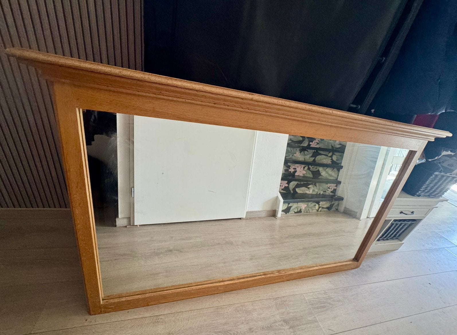 Grote spiegel, Ophalen, 125 cm of meer, Zo goed als nieuw, Minder dan 100 cm