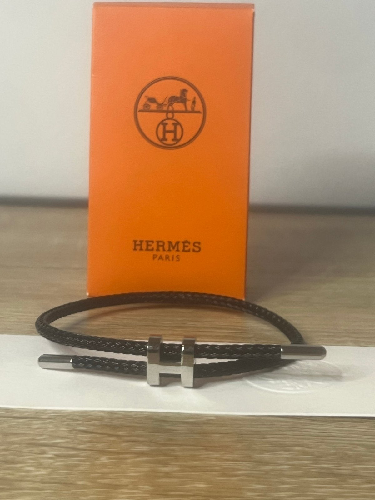 Hermès Kelly Double Tour Armband Zwart Leer, Sieraden, Tassen en Uiterlijk, Ophalen of Verzenden, Zo goed als nieuw, Zwart, Leer
