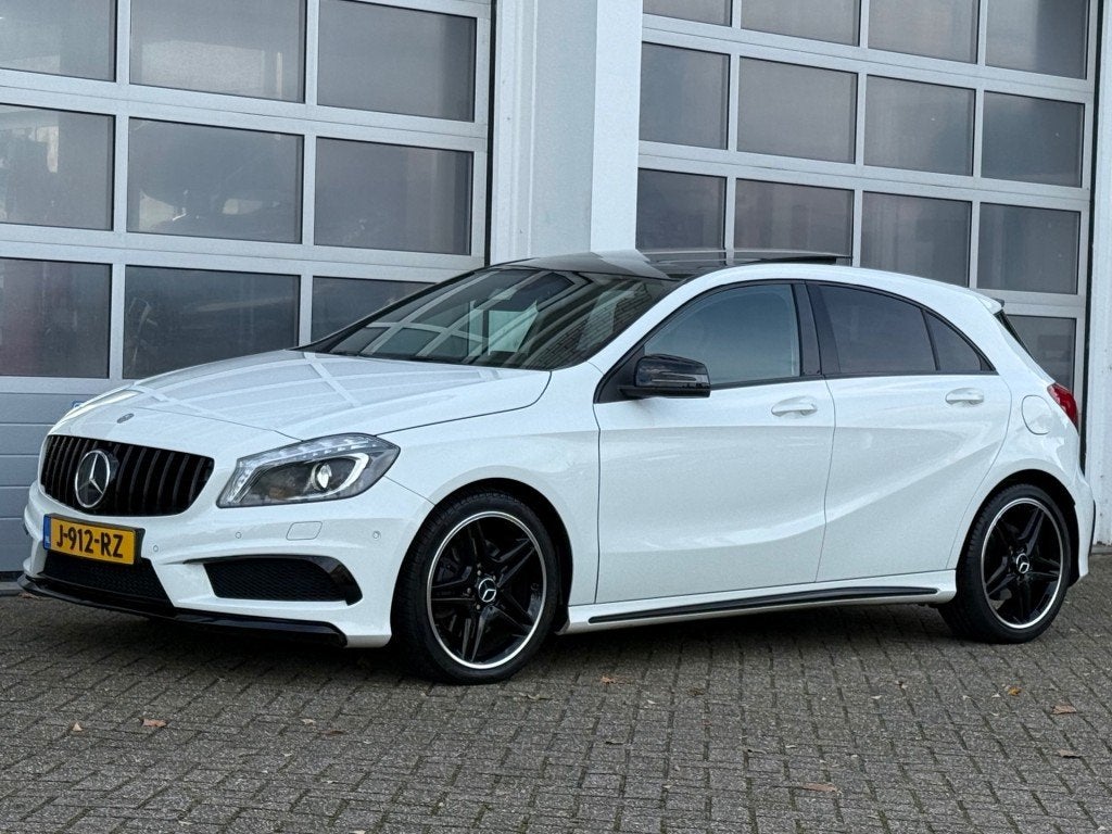 Mercedes-benz A-KLASSE A250 Sport AMG Aut. Navi Carplay Pano, Auto's, 1345 kg, Euro 6, 4 cilinders, Wit