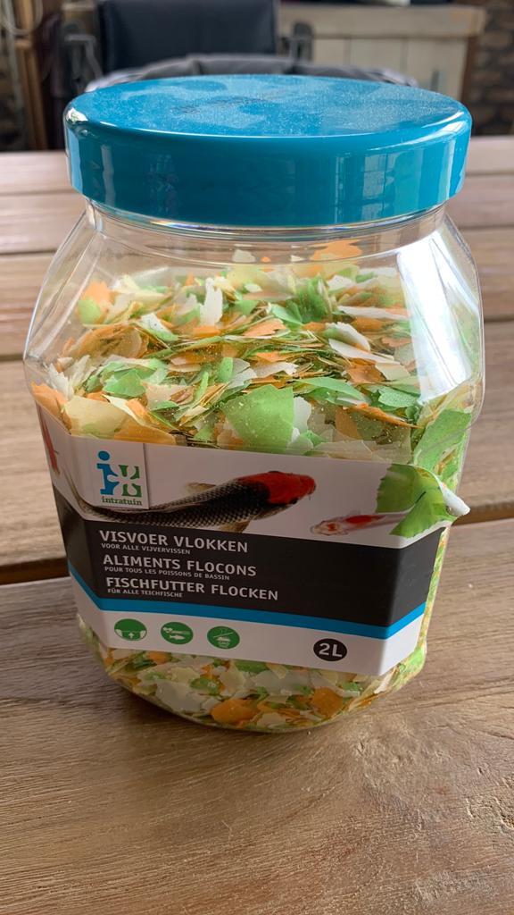 Visvoer.2 l.verkeerde gekocht.voor buitenvisjes., Dieren en Toebehoren, Ophalen, Zo goed als nieuw, Overige typen