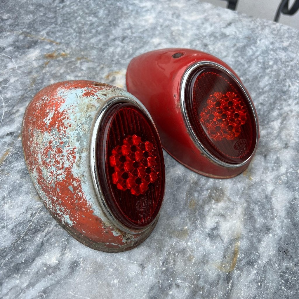 Achterlichtenset voor VW Beetle, rood, Hella 56 - 61, Ophalen of Verzenden, Gebruikt