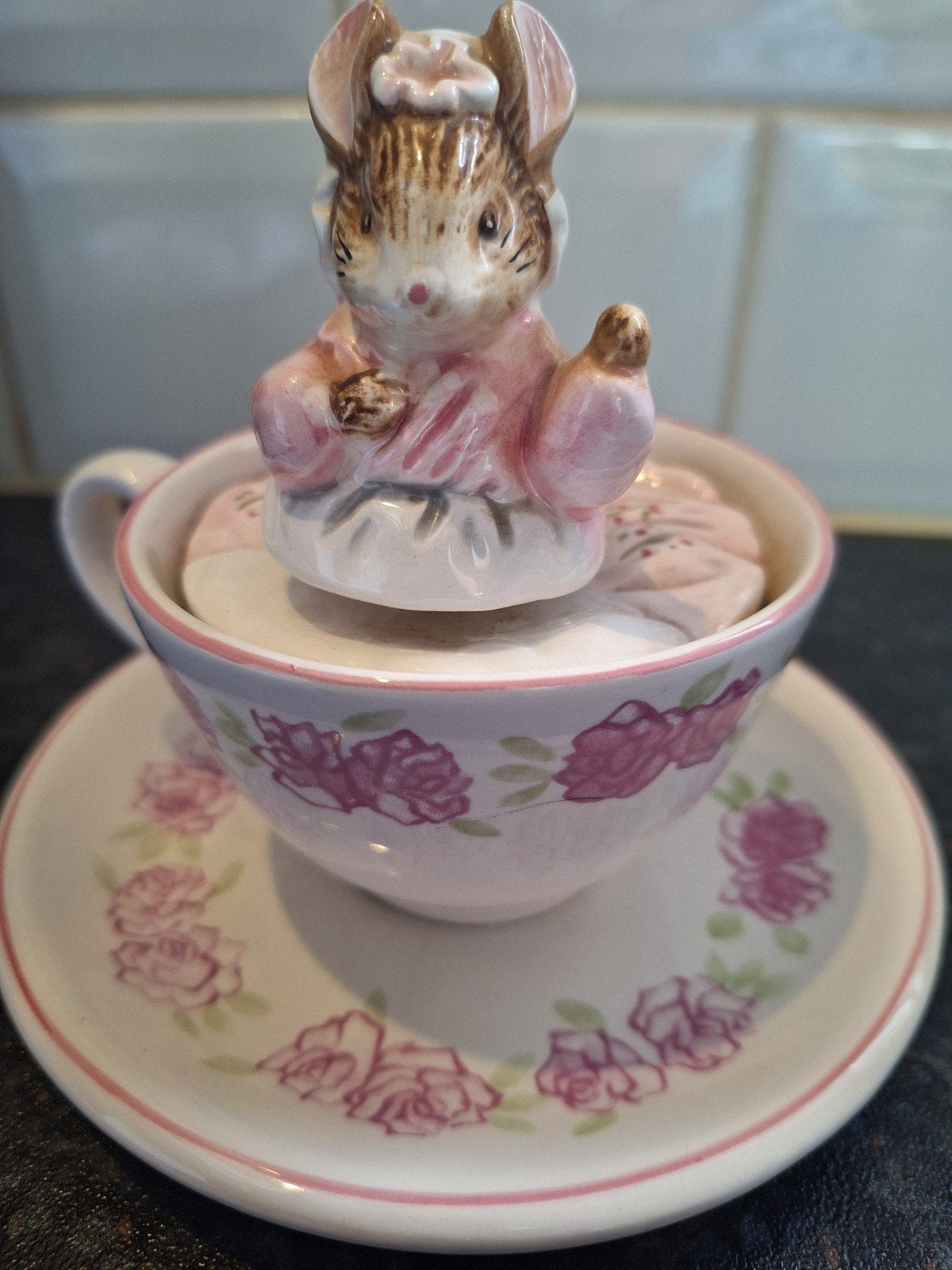 Speeldoosje Muisje Draait Rondjes - Schmid Beatrix Potter, Verzamelen, Ophalen of Verzenden, Gebruikt