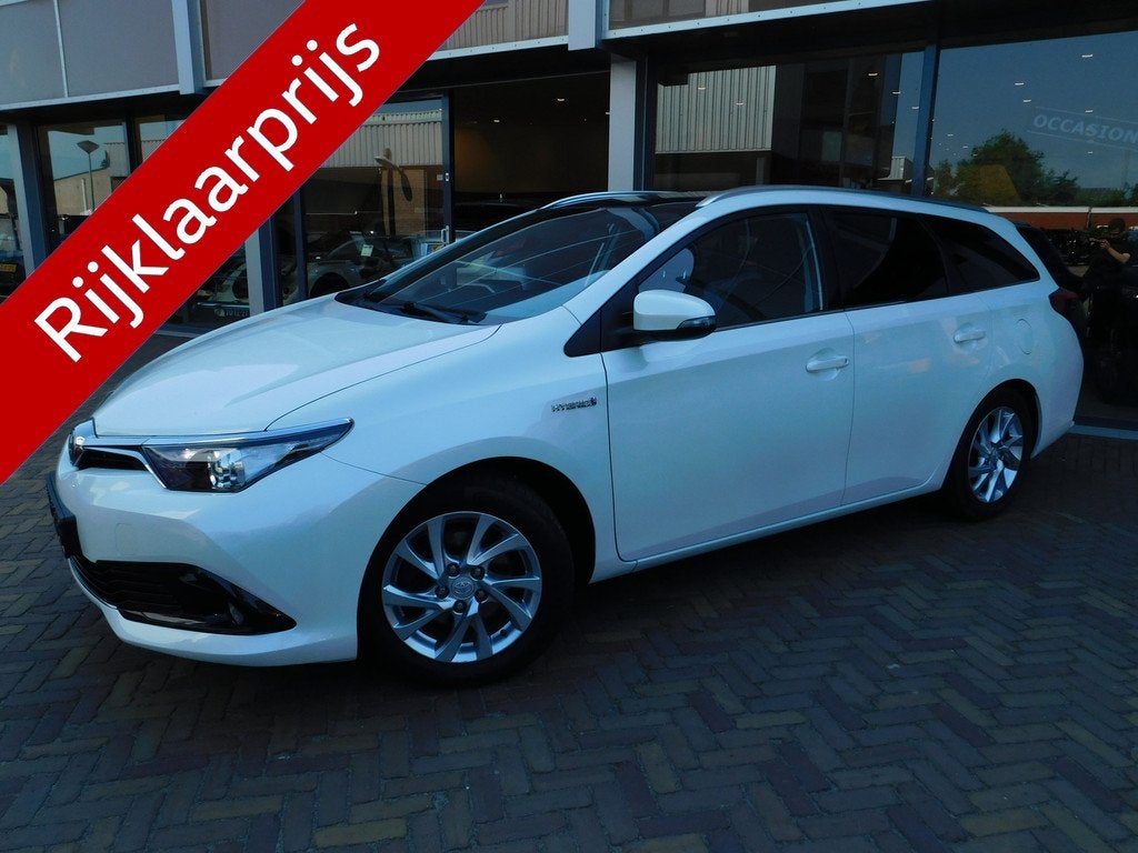Toyota Auris Touring Sports | Trekhaak 1.8 Hybrid Trend, Auto's, 12 maanden, Stof, Euro 6, Wit