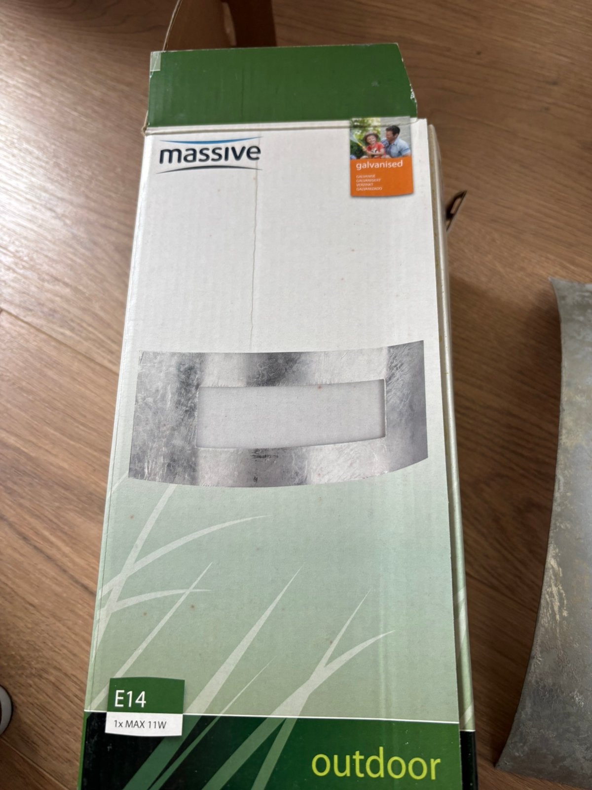 4x Massive Caracas buitenwandlamp – nieuw – IP44, Ophalen of Verzenden, Zo goed als nieuw, Netvoeding, Minder dan 50 watt