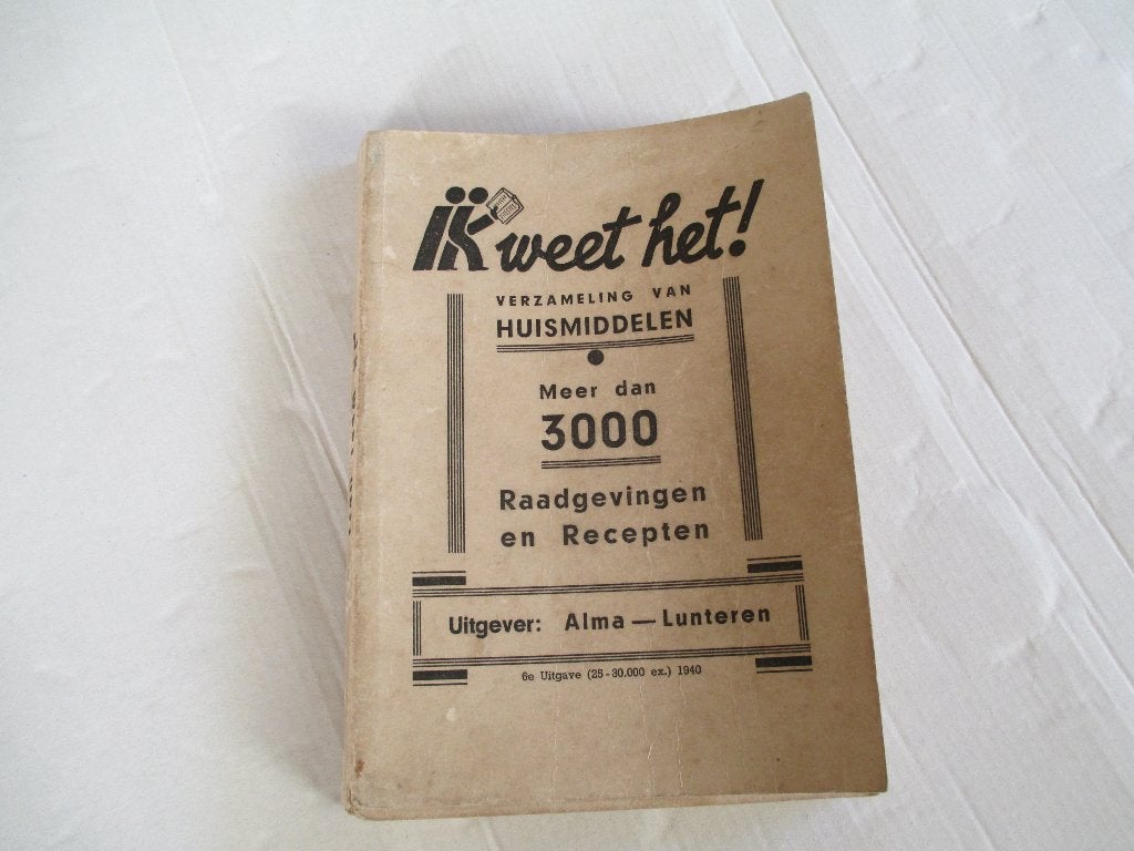 ik weet het! verzameling van huismiddelen, Ophalen of Verzenden