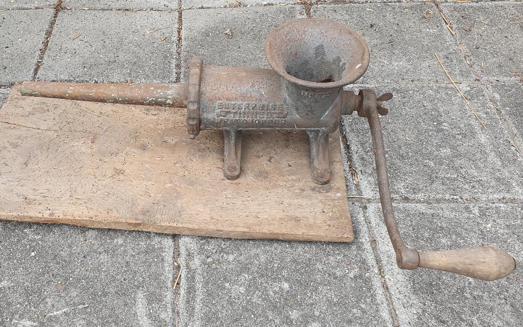 oude worst machine antiek Enterprise Meatchopper 32, Ophalen of Verzenden