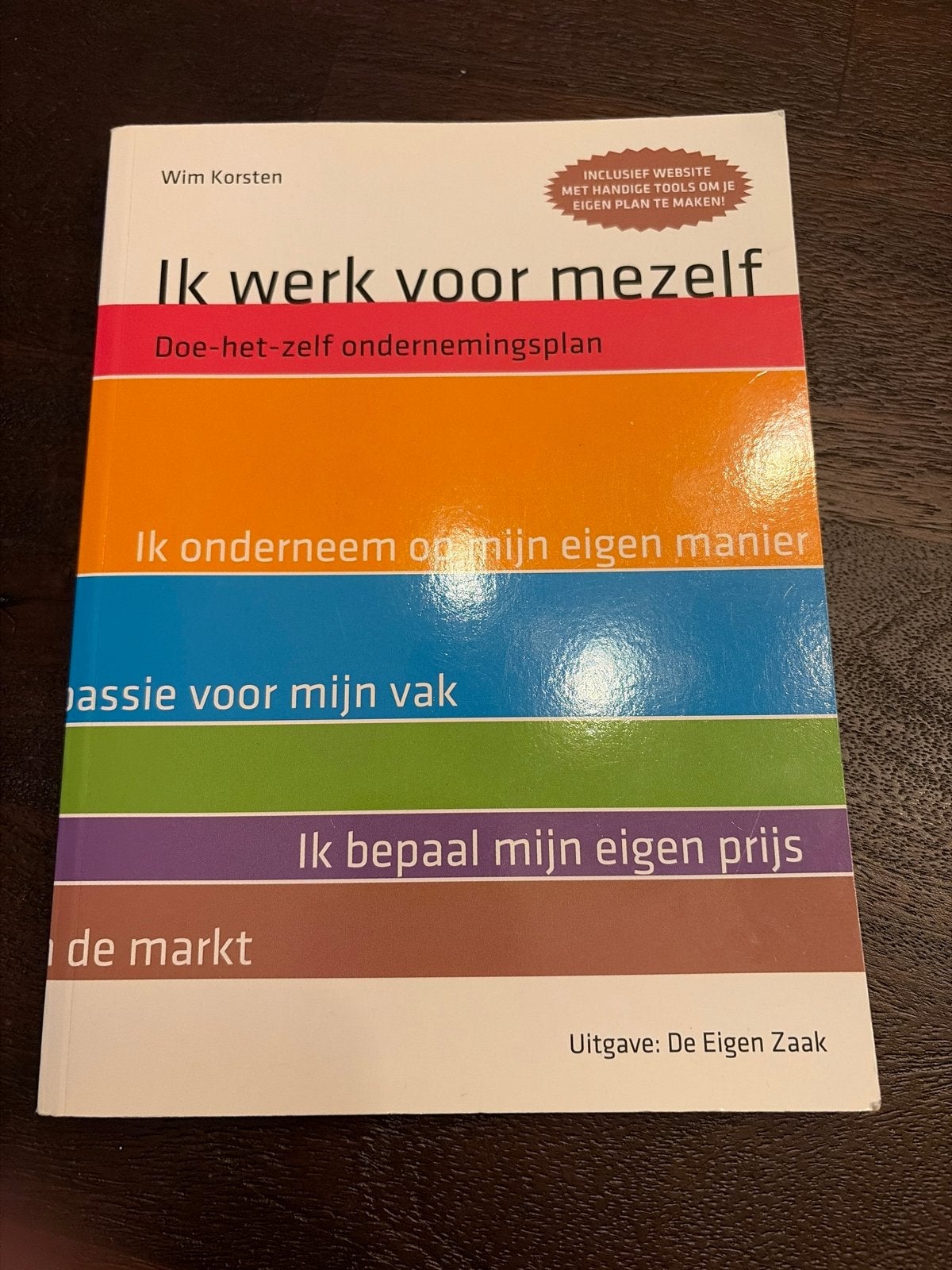 Ik werk voor mezelf - Doe-het-zelf ondernemingsplan, Ophalen of Verzenden, Zo goed als nieuw, Economie en Marketing