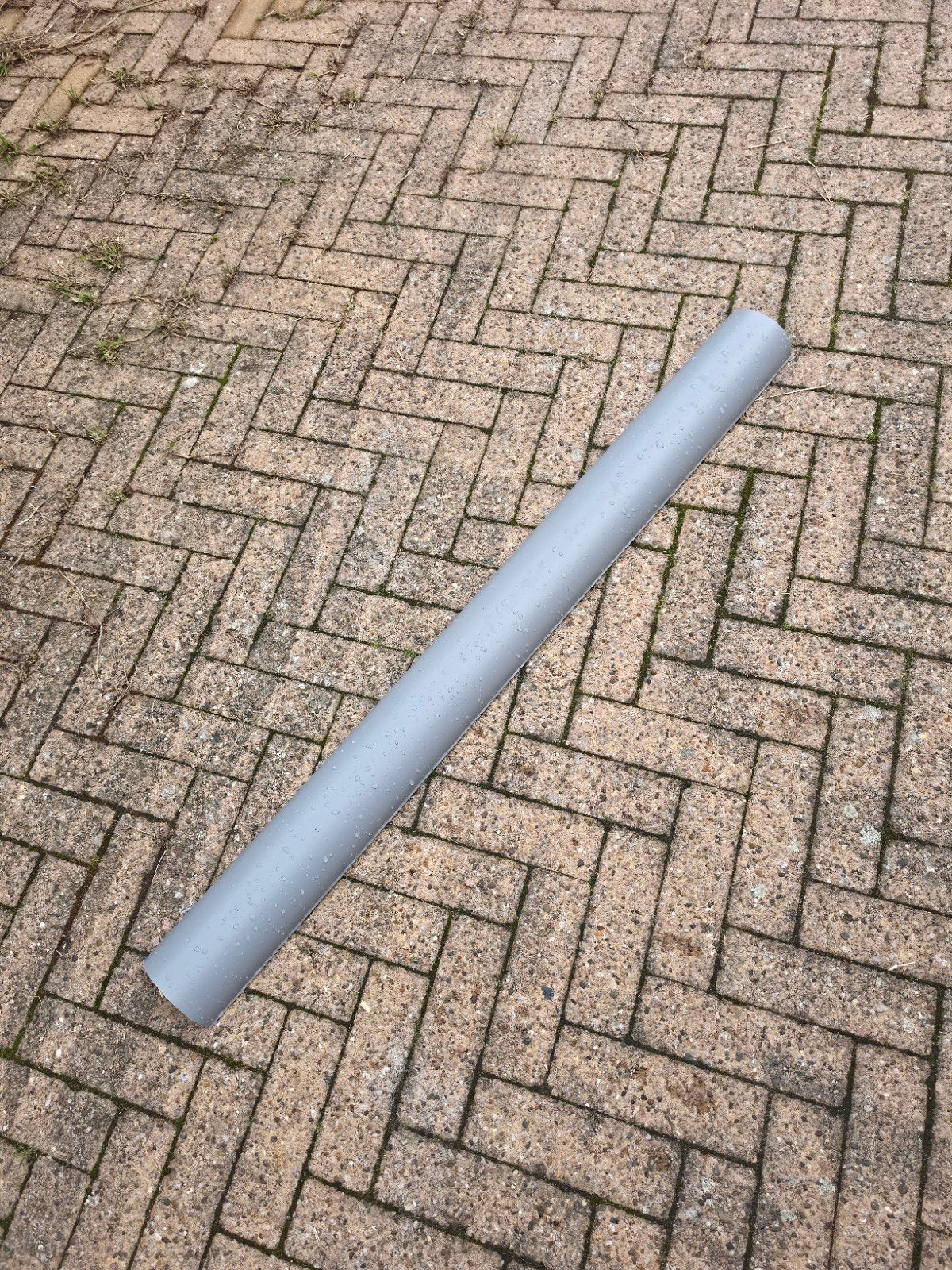 Martens mastgoot dakgoot 100mm ca. 1 meter lang, Ophalen, Pvc, Nieuw, Minder dan 2 meter