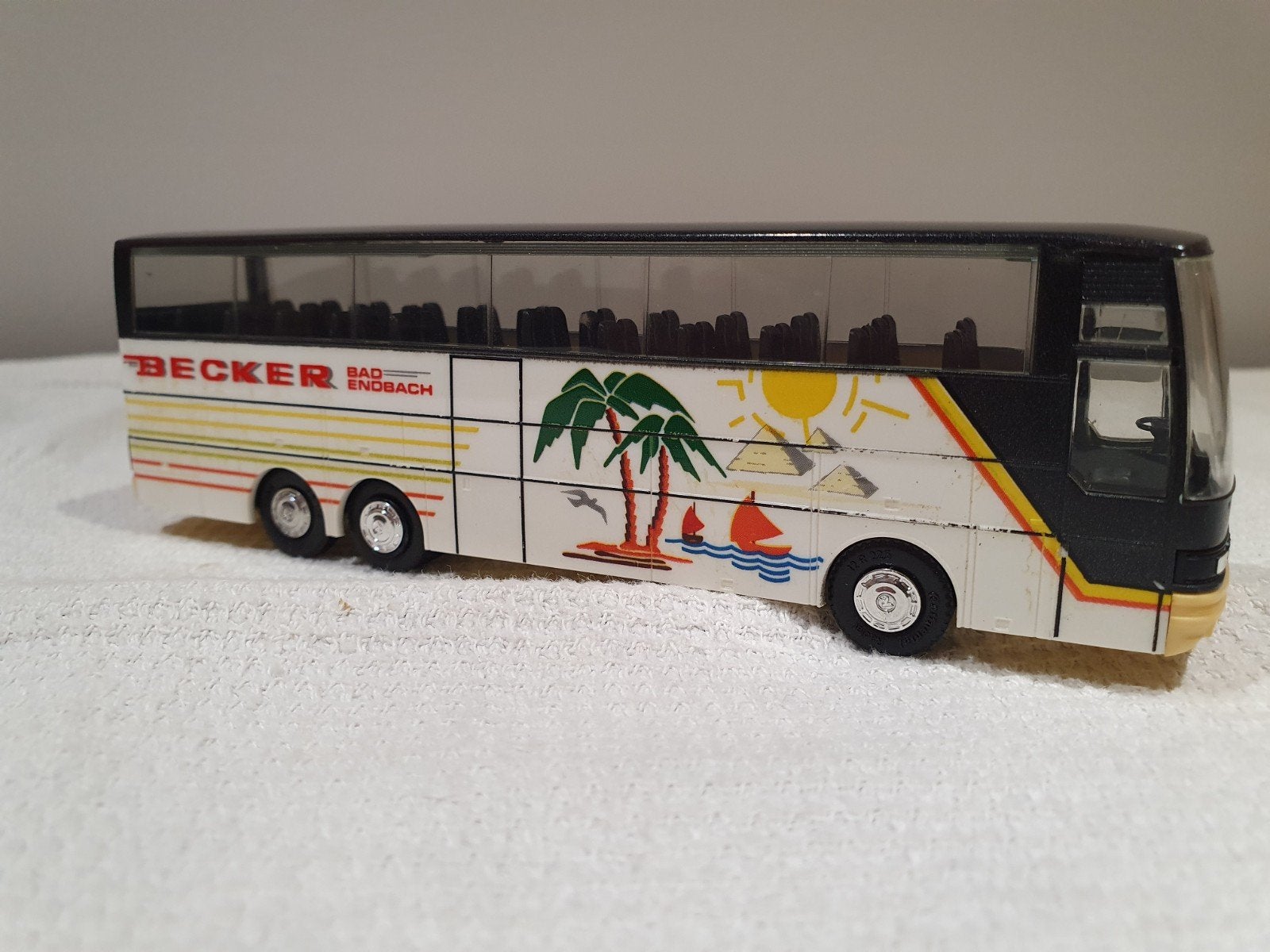 Herpa Setra S215HDH Becker Reisen bus 1:87, Ophalen of Verzenden, Gebruikt, Bus of Vrachtwagen, Herpa