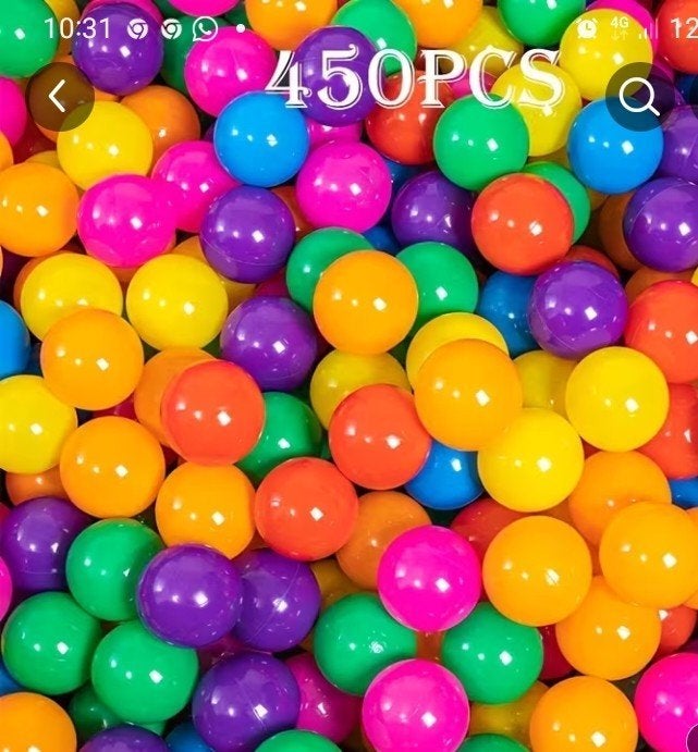 Ballenbak ballen 450 stuks, Ophalen, Zo goed als nieuw, Jongen of Meisje
