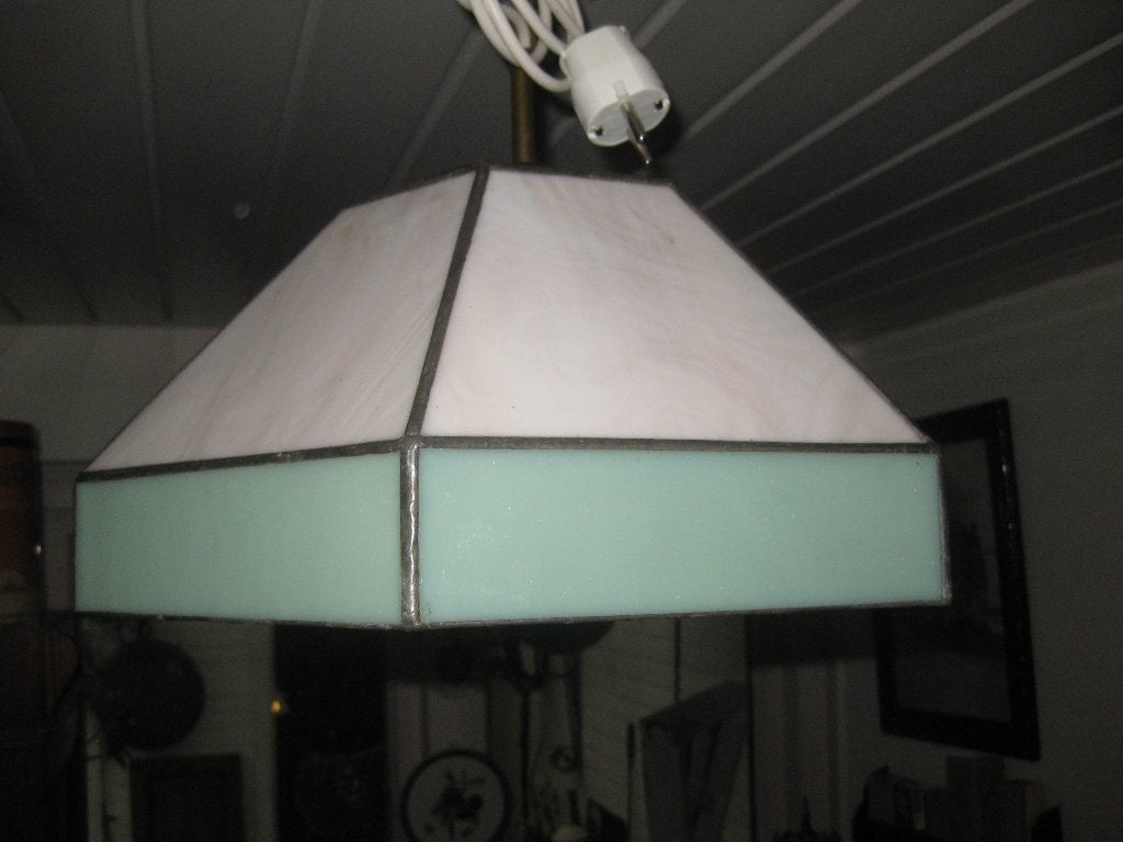 antieken hanglamp tiffany, Ophalen of Verzenden