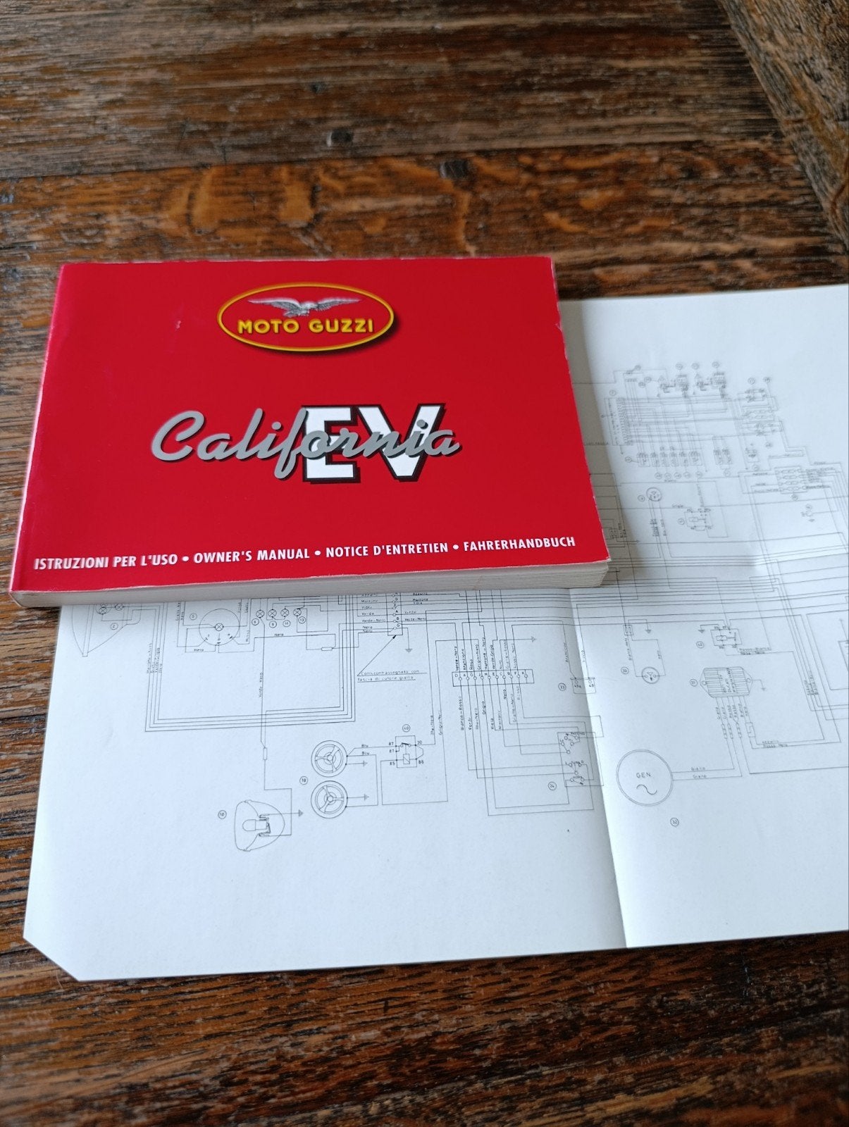 ️Moto Guzzi California EV Owners Manual, Ophalen of Verzenden, Moto Guzzi