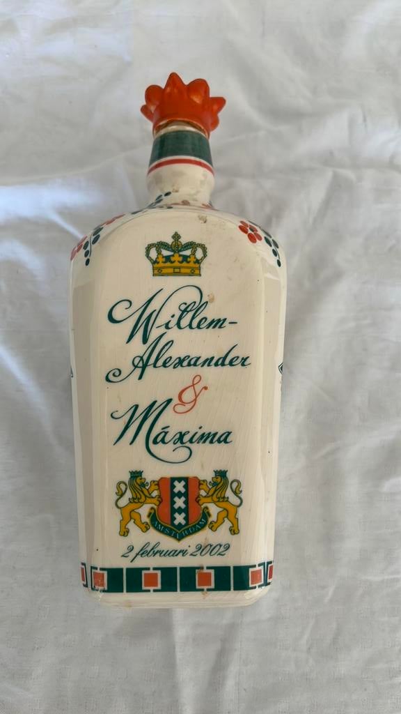 Kruik willem en maxima, Ophalen of Verzenden, Zo goed als nieuw, Servies