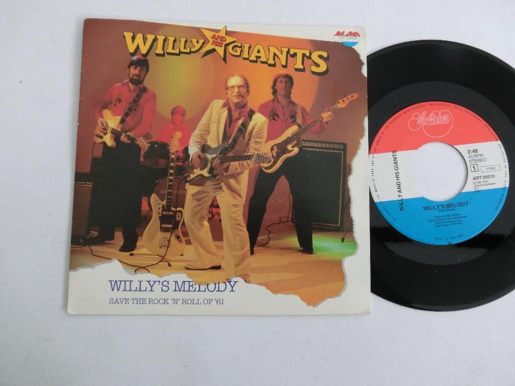 Willy and the Giants  Willy's melody, 7 inch, Single, Ophalen of Verzenden, Zo goed als nieuw