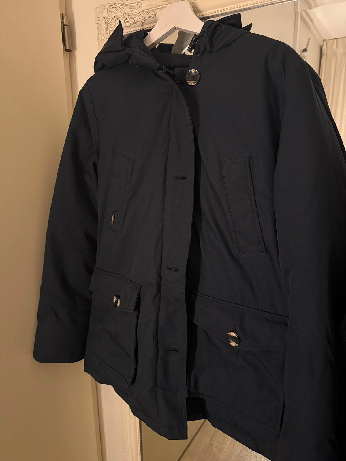 Airforce Dames Jas Navy | Parka | Maat L, Ophalen of Verzenden, Zo goed als nieuw, Maat 42/44 (L), Blauw
