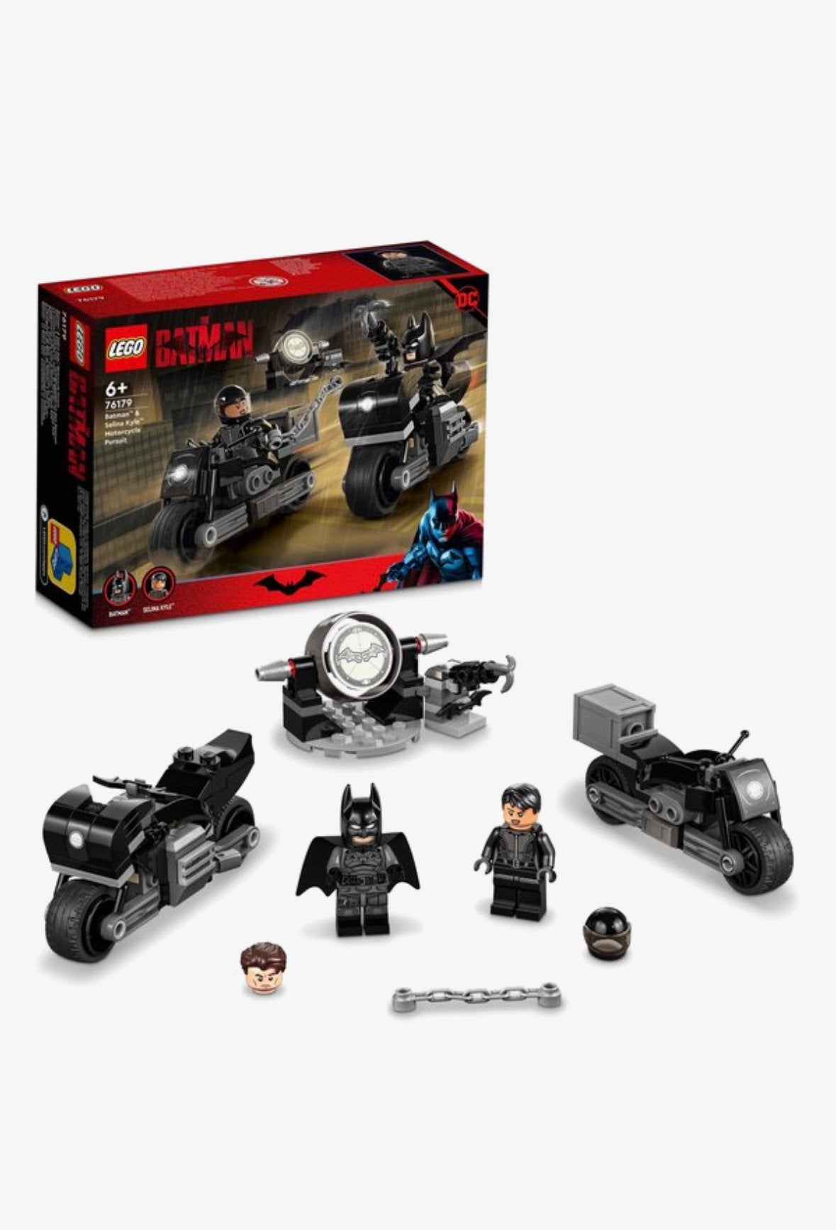 Lego DC 76179 Batman & Selina Kyle Motorcycle Pursuit - JB41, Lego, Lego, Overige thema's, Lego