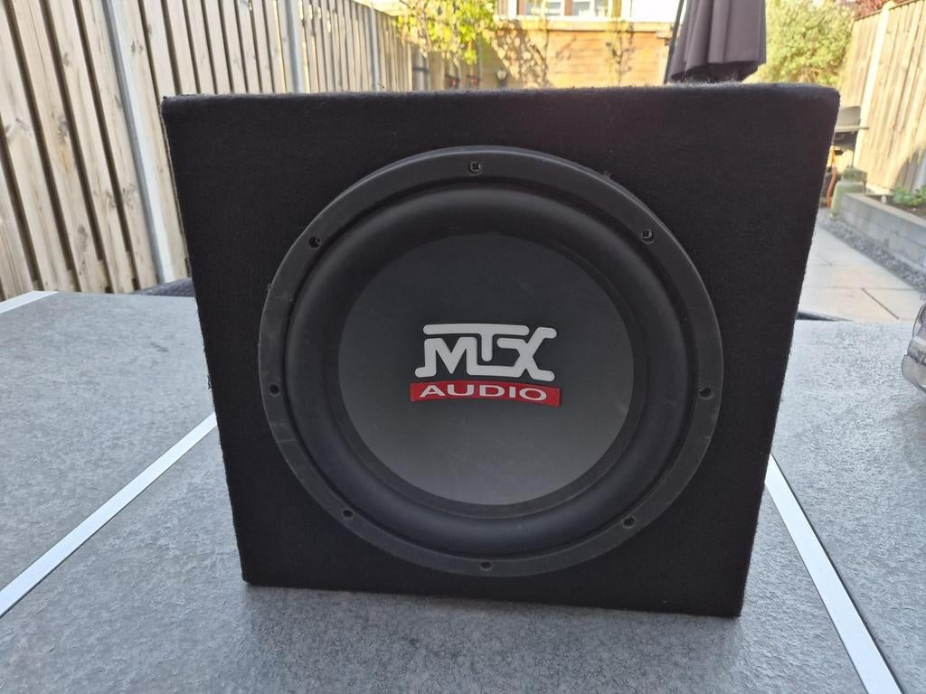 MTX Audio Road Thunder RT12-04 Subwoofer in behuizing, Auto diversen, Ophalen, Gebruikt