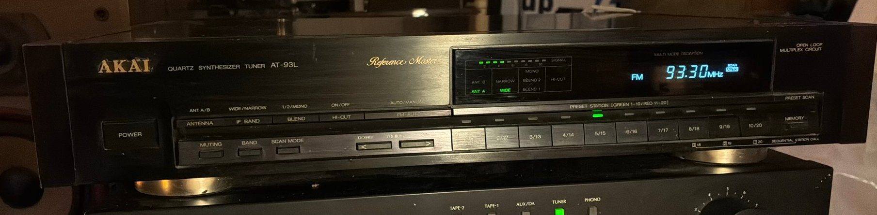 AKAI AT-93L, Ophalen of Verzenden, Gebruikt